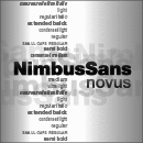 Nimbus Sans Novus™ Schriftfamilie