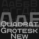 Quadrat Grotesk New font family
