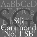 SG Garamond No. 1 SB Schriftfamilie