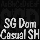 SG Dom Casual™ SH font family