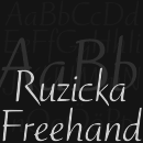 Ruzicka Freehand™ famille de polices