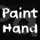 Paint Hand font family
