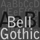 Bell Gothic Schriftfamilie