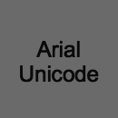 Arial® Unicode font family