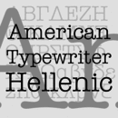 ITC American Typewriter™ Hellenic font family