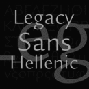 ITC Legacy Sans Hellenic font family
