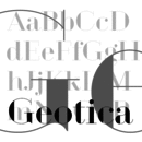 Geotica font family