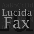 Lucida® Fax famille de polices