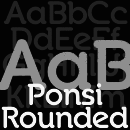 Ponsi Rounded font family