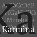 Karmina font family