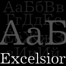 Excelsior® Familia tipográfica
