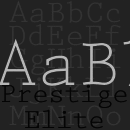 Prestige Elite™ Schriftfamilie