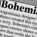 Bohemia™ font family