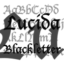 Lucida® Blackletter famille de polices