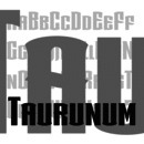 Taurunum font family
