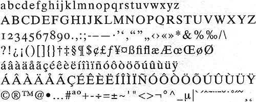 Linotype Layout OsF for Macintosh fonts